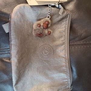 Kipling Metallic Wristlet